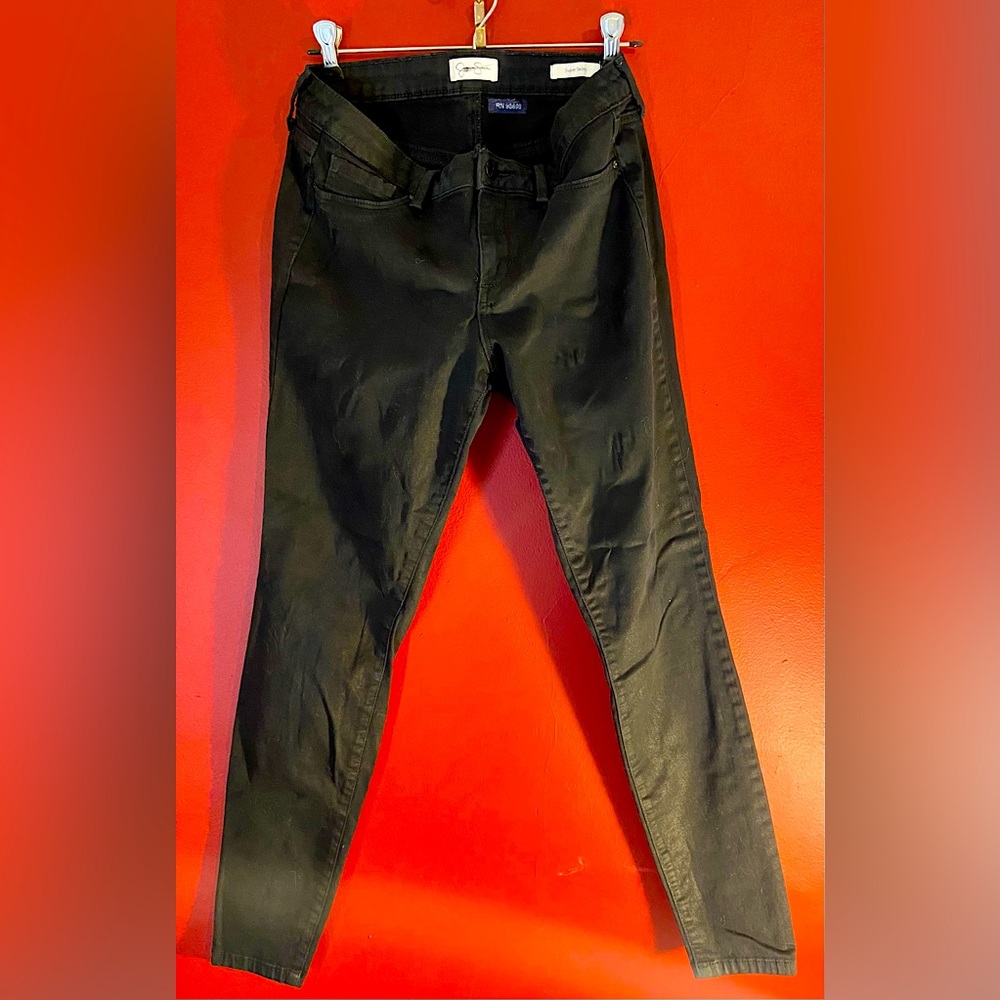 Jessica Simpson Super Skinny RN 98698 Black Womens Pants 10/30